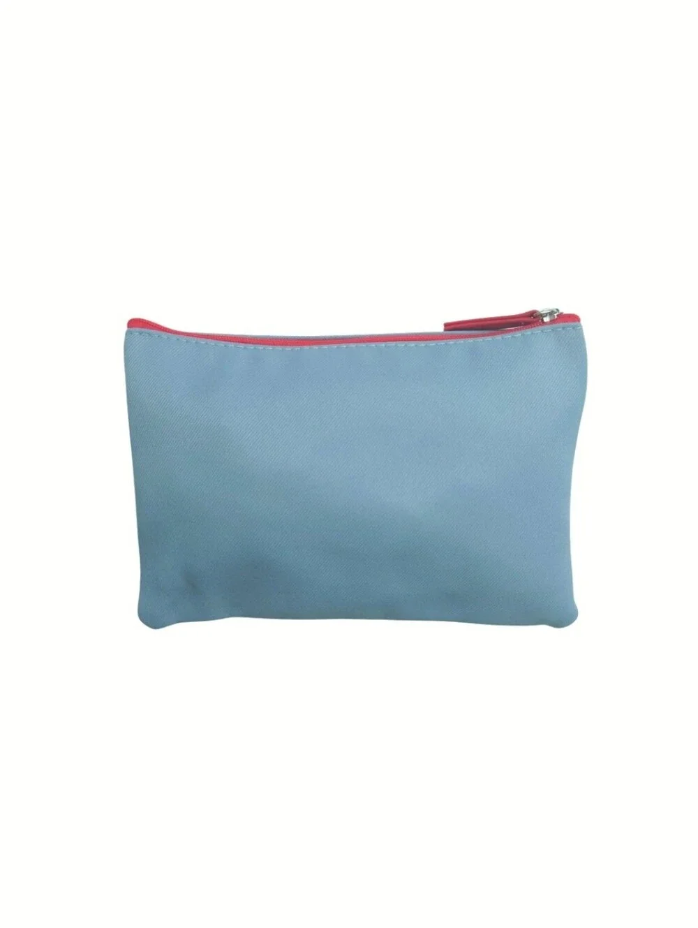 Gray Cosmetic Bag American Airlines Travel Amenity Kit Red Blue White Straps